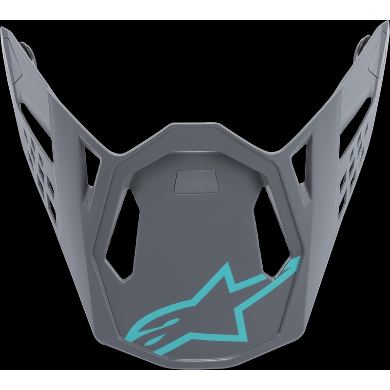 ALPINESTARS M8/M10 Helmet Visor Teal/Grey