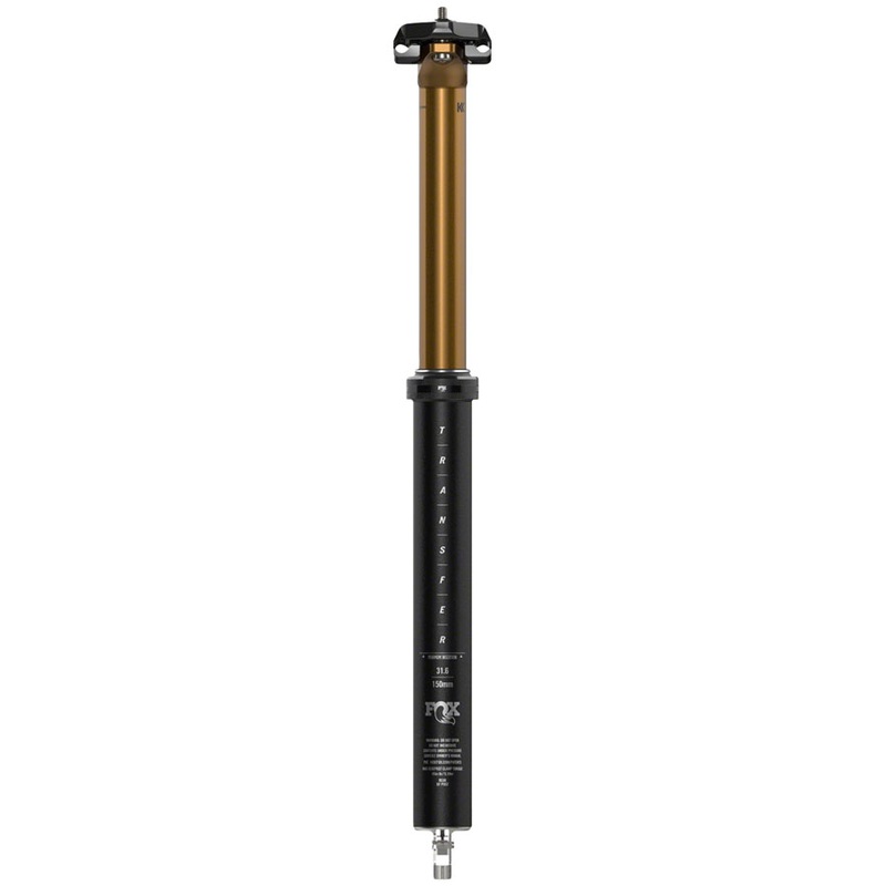 FOX Transfer Factory Dropper Seatpost – 34.9 mm, 180 mm, Internal Routing, Kashima Coat