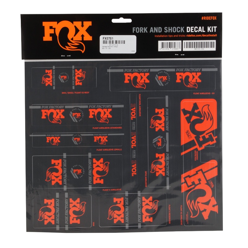 Heritage Decal Kit Orange