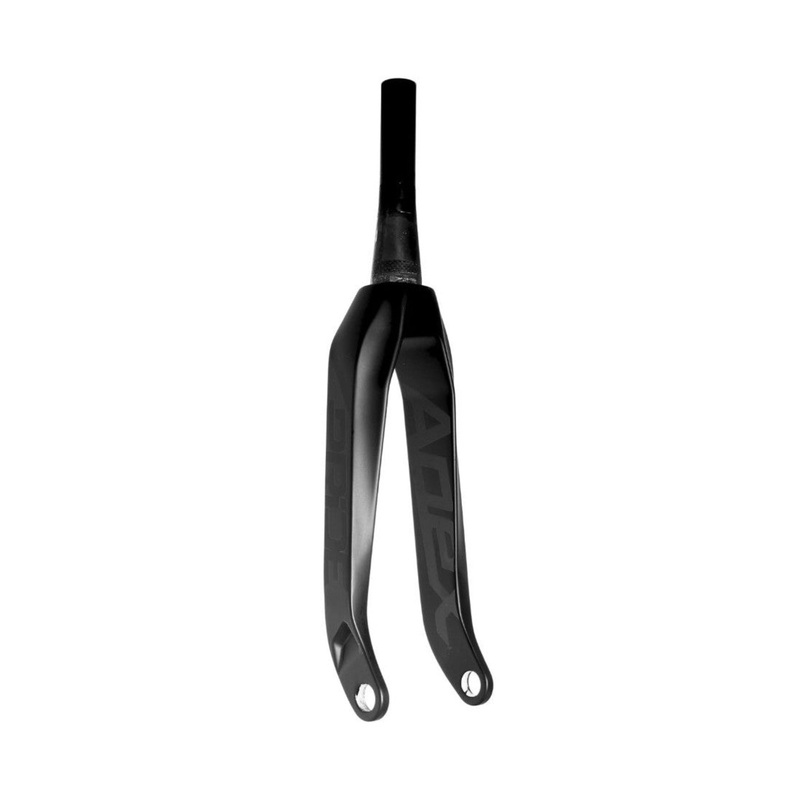 Pride Racing Apex Tapered Carbon BMX Fork-20″x1 1/8-1.5″-20mm-UD Matte/Gloss Black