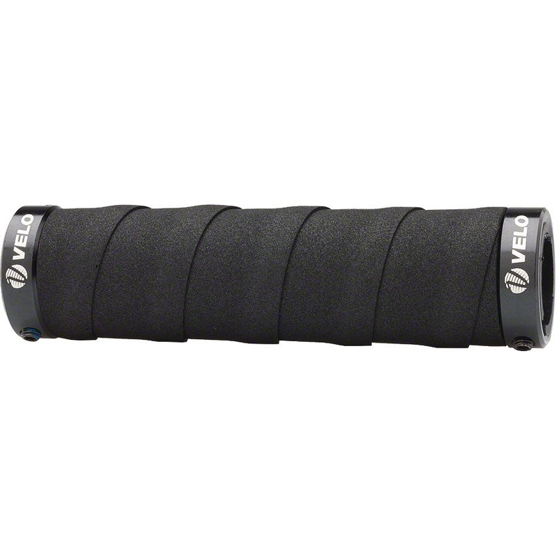 Velo Attune Grips – Black, Lock-On