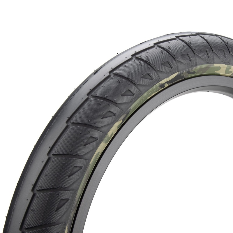 20×2.50 Cinema Williams BMX tire – Black w/ Camo Sidewall
