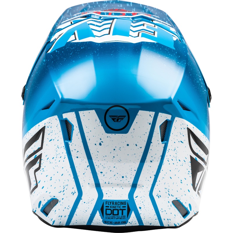 FLY RACING Kinetic K120 Helmet Blue/White/Red Xl