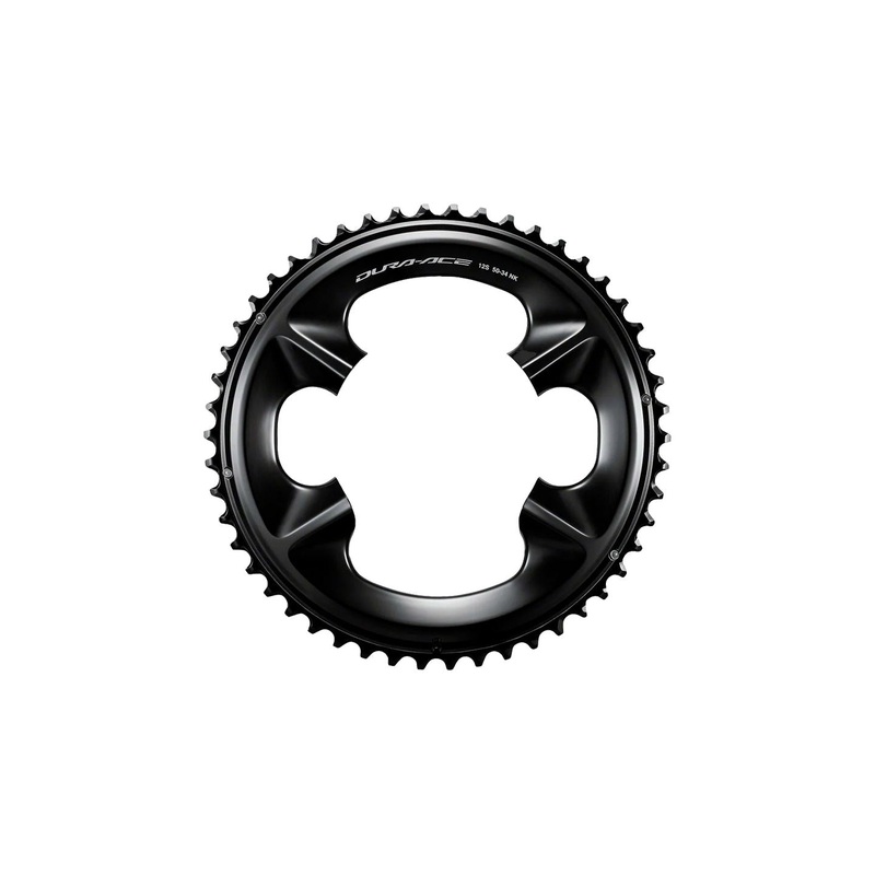 Shimano Dura-Ace FC-R9200 12-Speed Chainring – 52t Asymmetric 110 BCD BLK NH