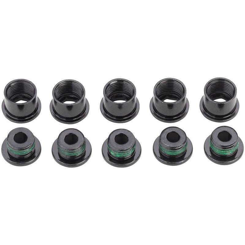 SRAM Crank Chainring Bolt Kit – 5-Arm Steel Black