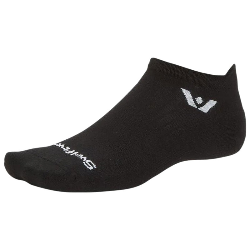 Swiftwick Aspire No Show Socks – Circuit Black Small