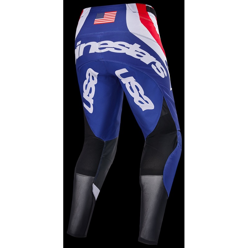 ALPINESTARS Techstar Union Le Pants Bright Red/Dark Blue/White 36