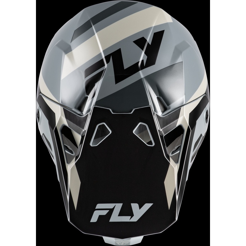 FLY RACING Formula Cp Seal Helmet Black/Grey/Light Grey Xs