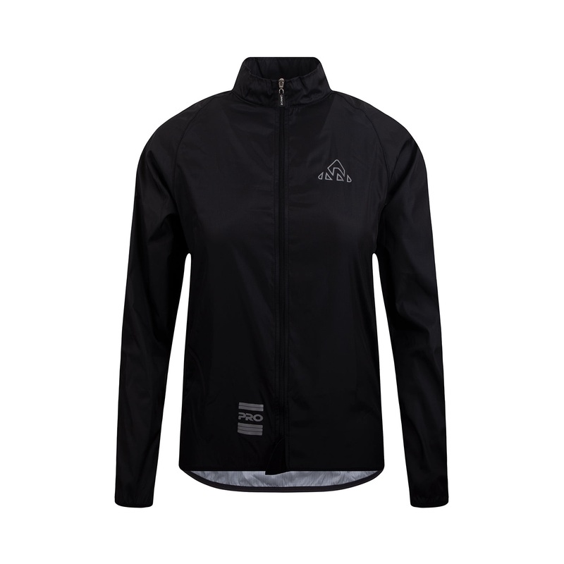 Women’s Black Stealth PRO Cycling Windbreaker Long Sleeve XS Black