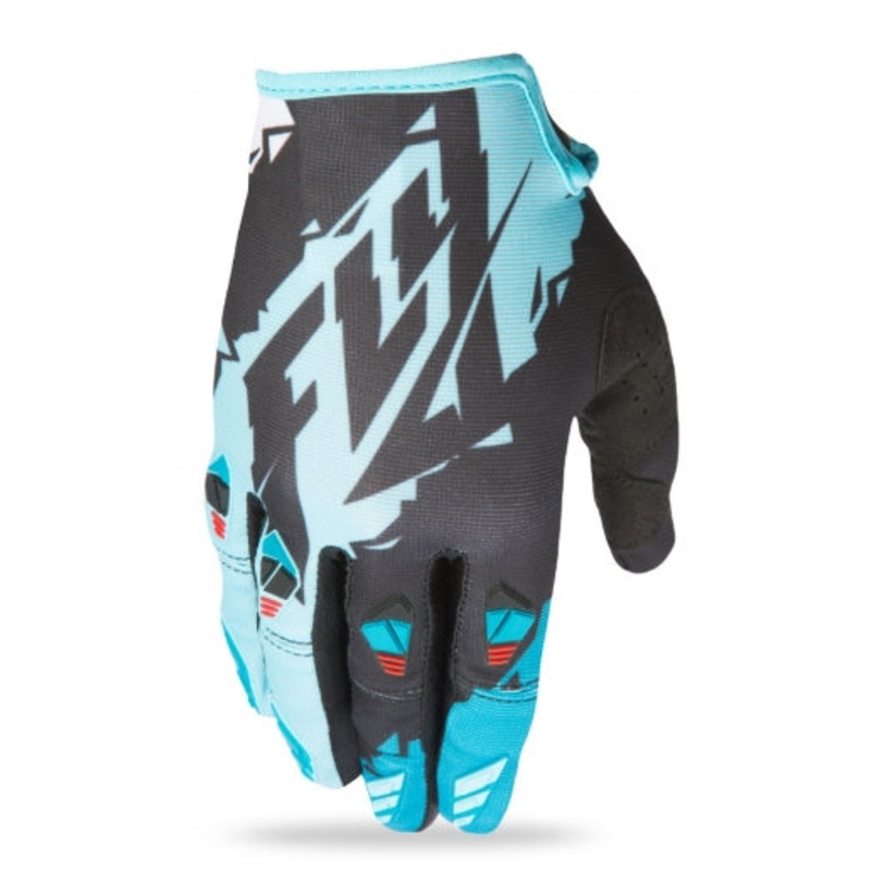 Fly Racing 2017 Kinetic Glove-Black/Dark Teal Youth Small (4)