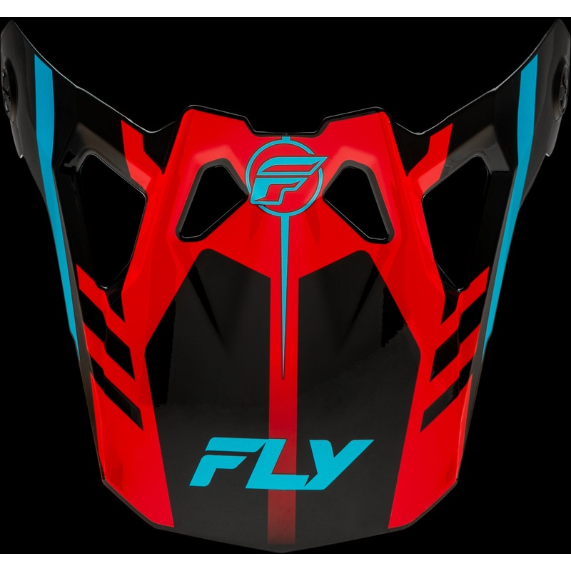 FLY RACING Formula Cp Krypton Visor Red/Black/Blue M-2x