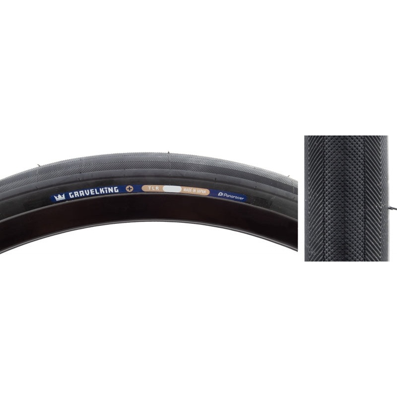 GravelKing Slick Plus Tire – 700 x 40 Tubeless Folding Black 700 x 40c