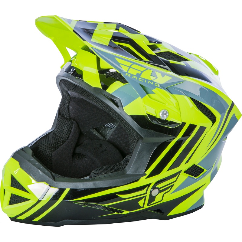 Fly 2018 Default Helmet-Black/Hi-Vis Youth Small