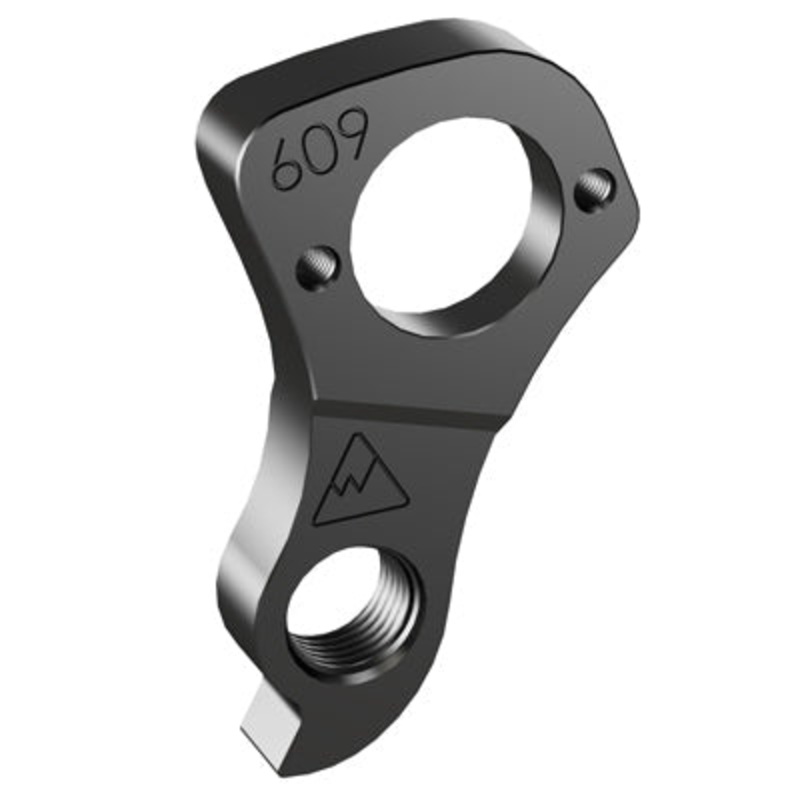 Wmfg Derailleur Hanger #609 Replacement Derailleur Hangers  Derailleur NA Black