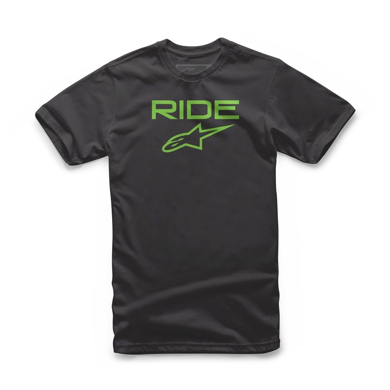 ALPINESTARS Youth Ride 2.0 Tee Black/Green Small