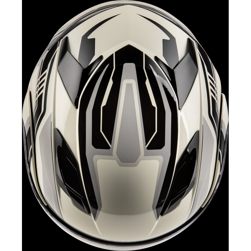GMAX Md-01s Transistor Snow Helmet White/Grey/Black Lg