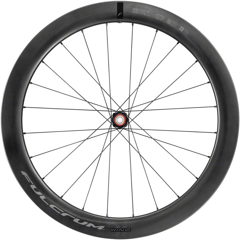 WIND 57 Front Wheel – 700, 12 x 100mm, Center-Lock, Black