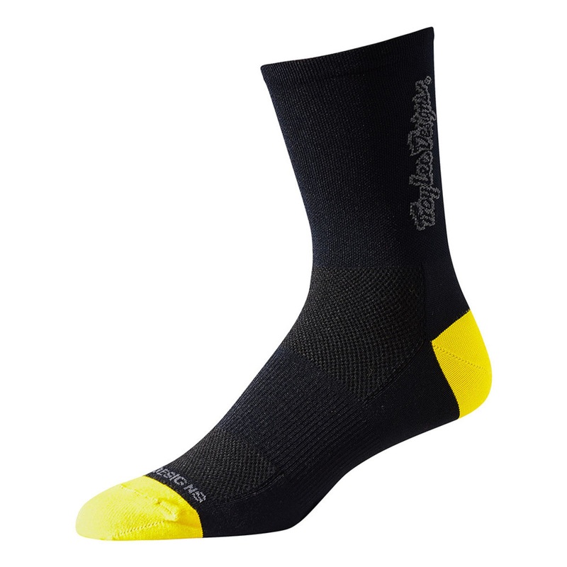 Troy Lee Ace Crew Sock Classic Black 7-9.5: ( $14.95 )