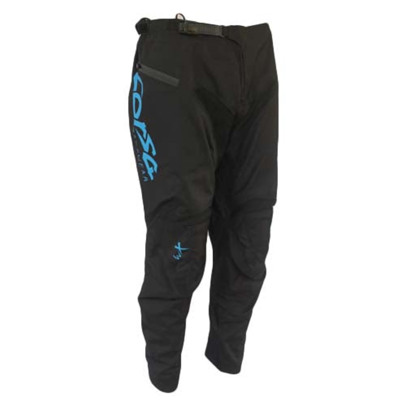Corsa Warrior X BMX Race Pant-Black/Blue Youth 26