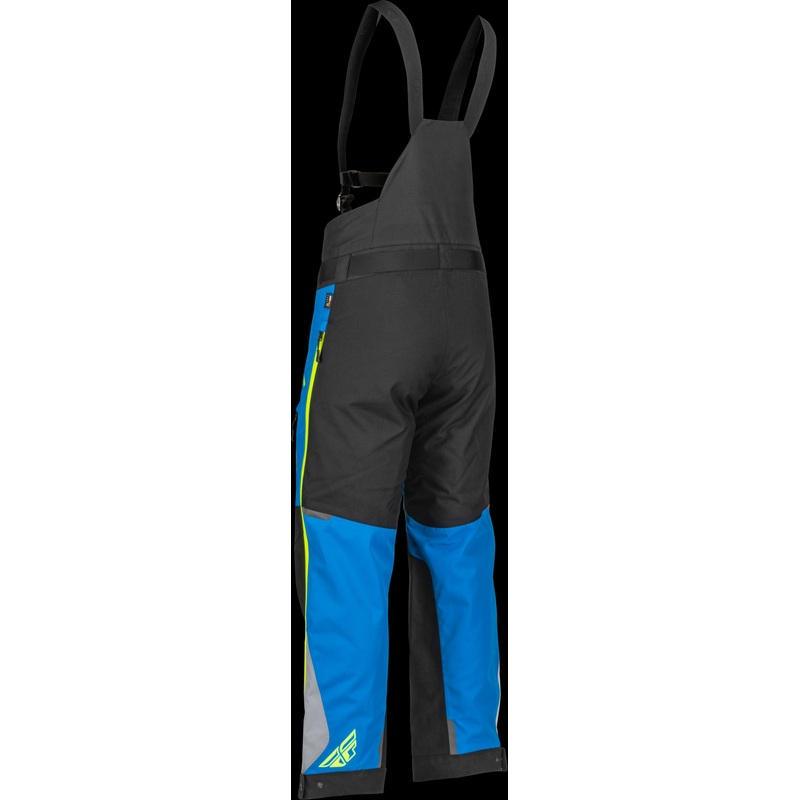 FLY RACING Carbon Bib Blue/Hi-Vis Sm