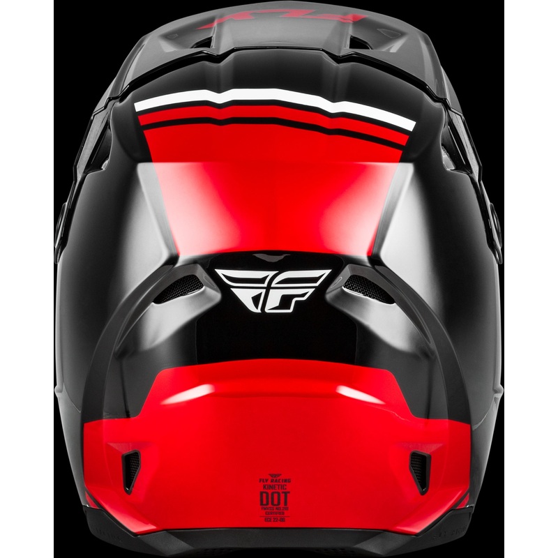 FLY RACING Kinetic Verdict Helmet Black/Red/White Xl