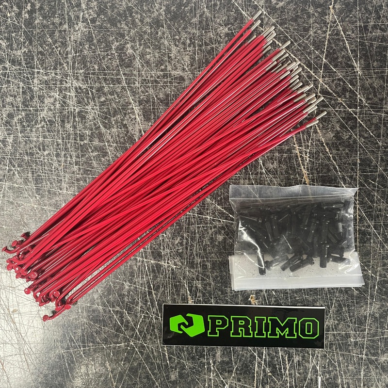 Primo Forged Spokes 50 Pack Burgundy 194mm