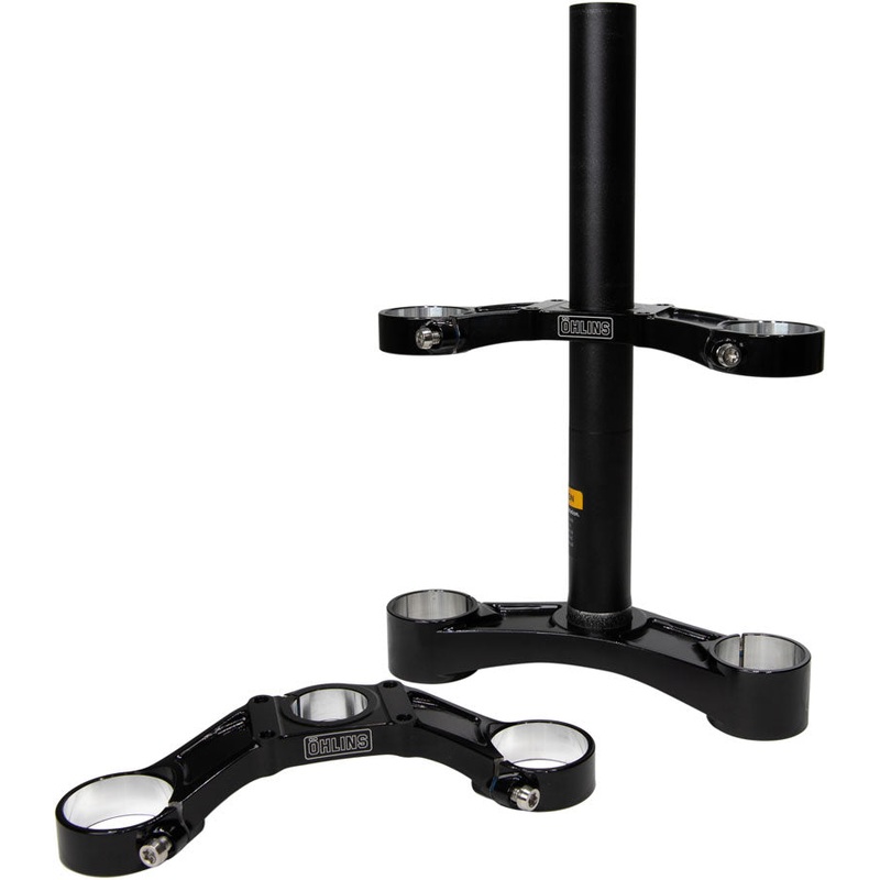 Ohlins DH38 Suspension Fork Crownset – 58mm Offset Flat Riser Upper Crowns Includes Fork Bumpers