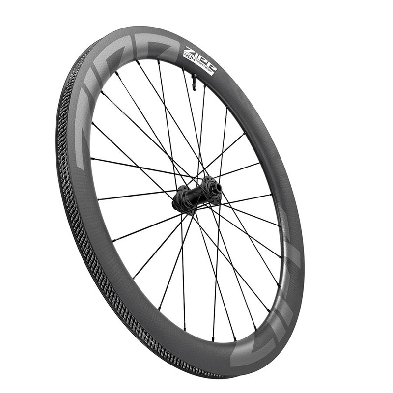 Zipp 404 Firecrest Carbon Front Wheel – 700 12 X 100mm Center-Lock Tubeless BLK A1