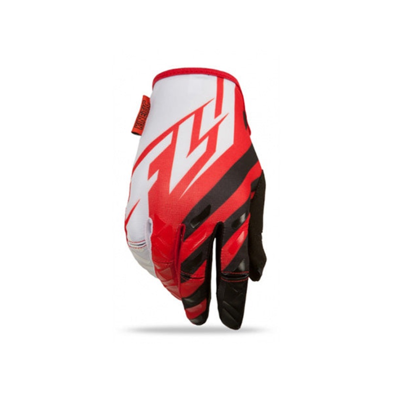 Fly Racing 2015 Kinetic Gloves-Red/Black/White Youth X-Small (3)