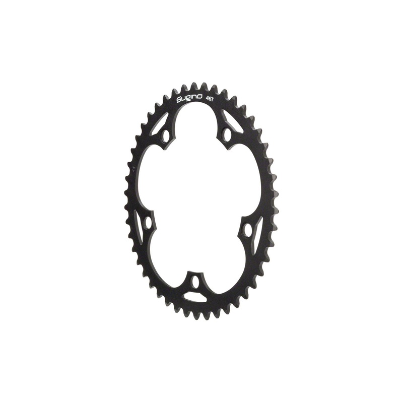 Sugino Track Chainring – 130bcd 48t Black
