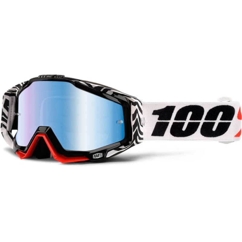 100% Racecraft Goggles-Zoolander-Mirrored Blue Lens