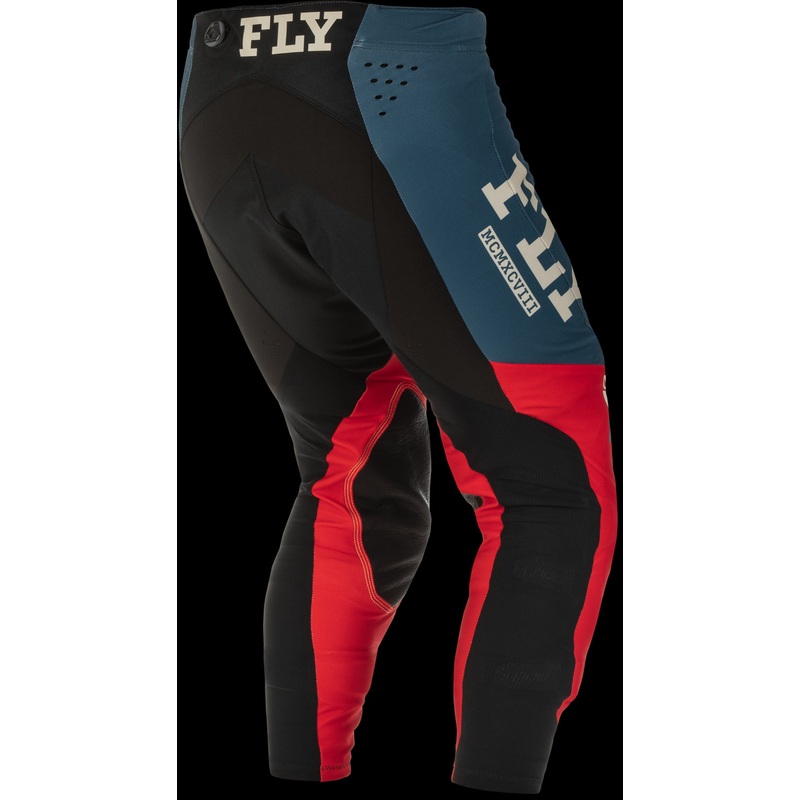 FLY RACING Evolution Dst Pants Red/Grey Sz 36