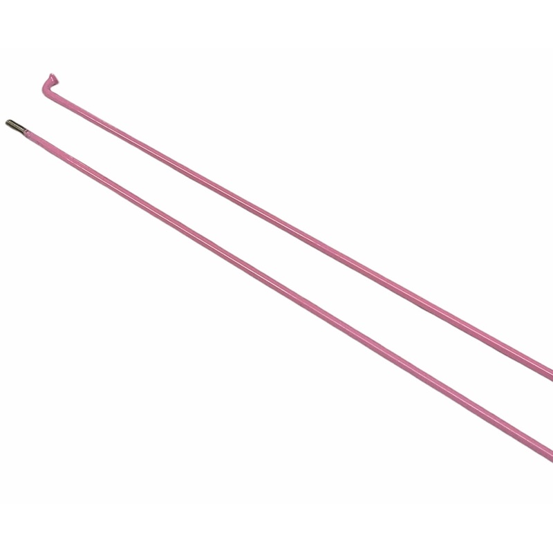 PRIMO STAINLESS STEEL SPOKE FOR 29″ WHEELS (PINK) Pink – 284mm No Nipple Needed
