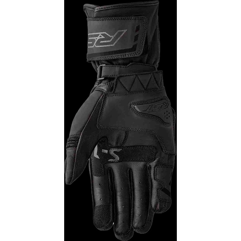 RST S1 D3o Glove Black Leather Md Black Medium