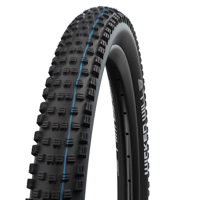 Schwalbe Wicked Will Mountain Tire 27.5″x2.40 Wire Tubeless Ready Addix Twinskin Super Trail TL Easy Black