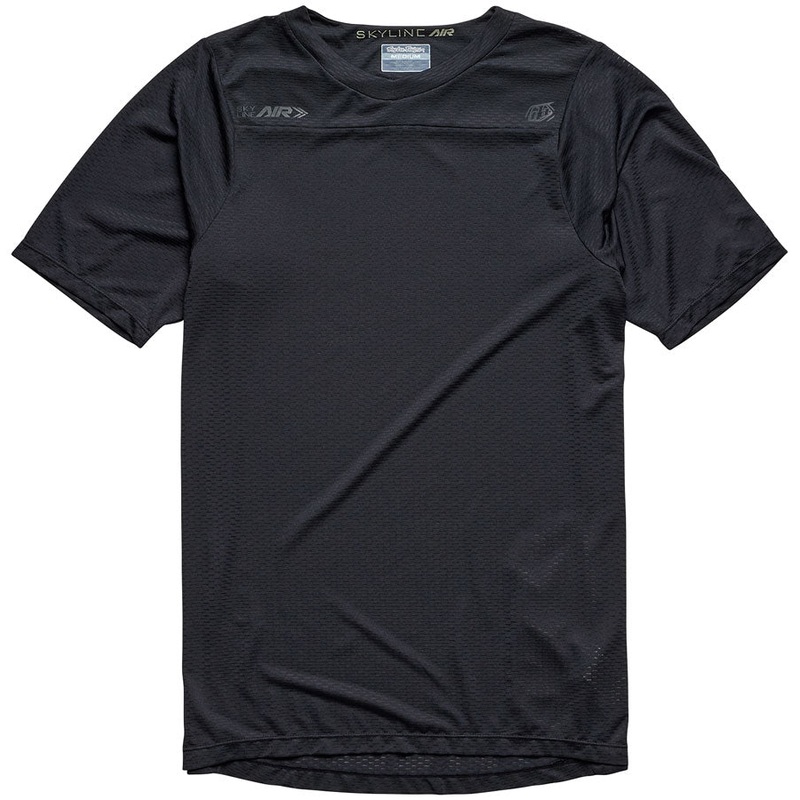 Troy Lee Designs Skyline Air Short Sleeve Jersey  Mono Black 2X-Large
