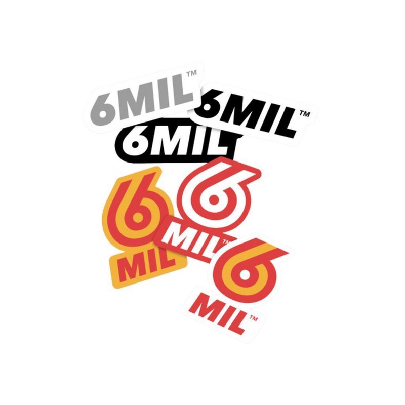 6MIL Assorted Sticker Pack Multi
