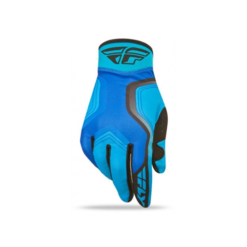 Fly Racing 2015 Pro Lite Gloves-Blue/Black Youth Medium (5)