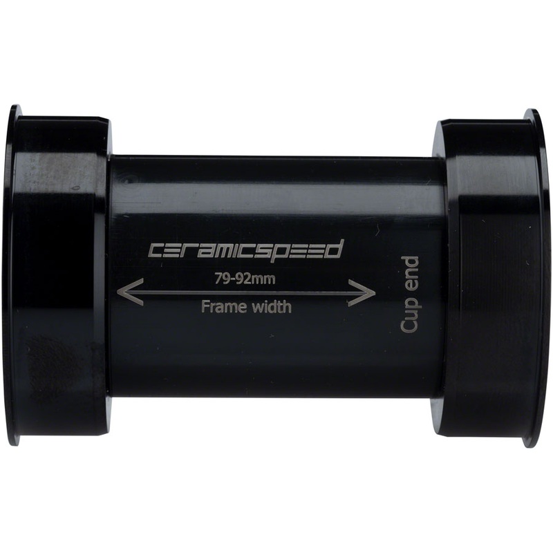 CeramicSpeed EVO386 Bottom Bracket – 86mm, 24mm Spindle, Coated Races, Black