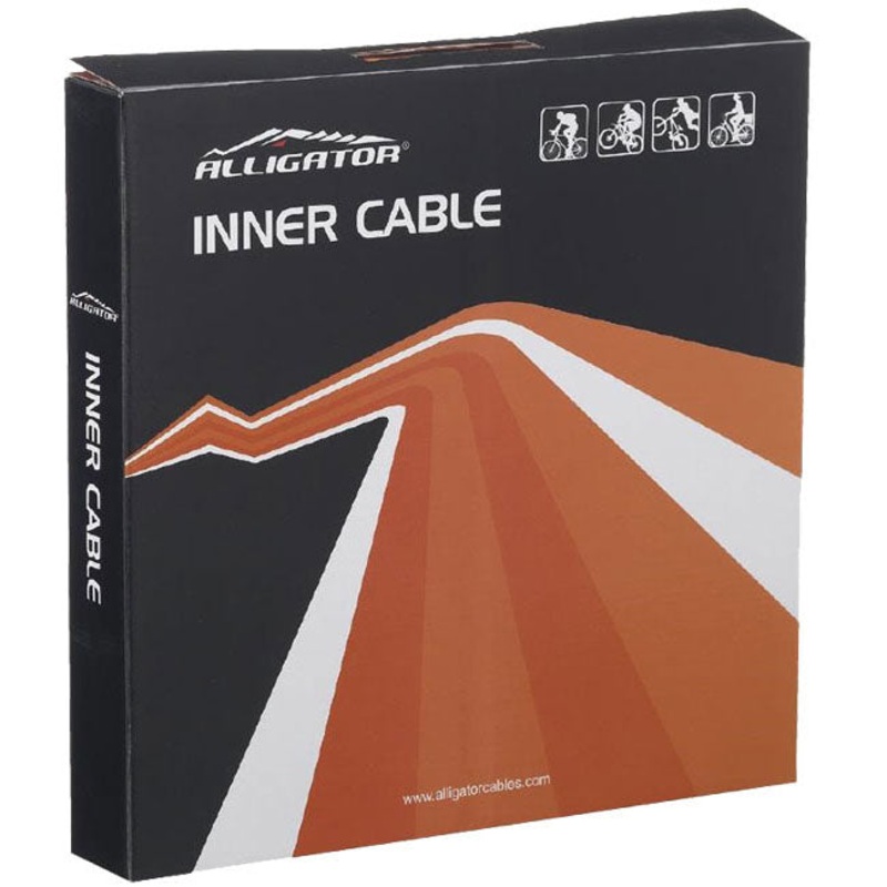 Alligator Brake Cable (Mtn) Stainless-Slick – 100/count
