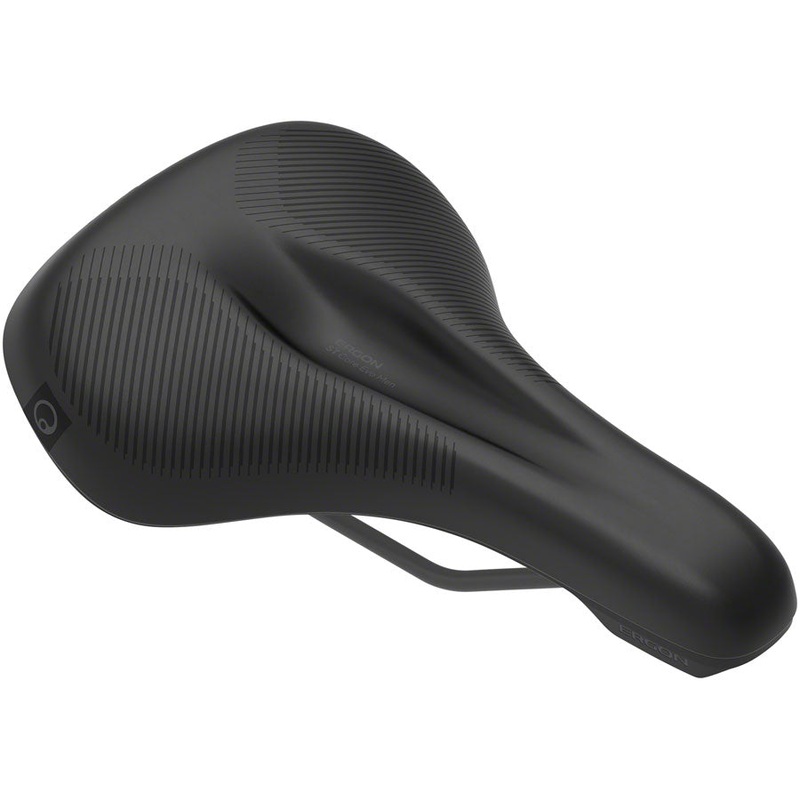 Ergon ST Core Evo Men’s Saddle – MD/LG, Black/Gray