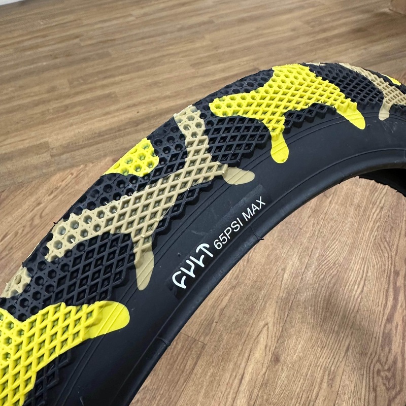 Cult x Vans 20 inch Tyre Yellow Camo Yellow Camo 20 x 2.40