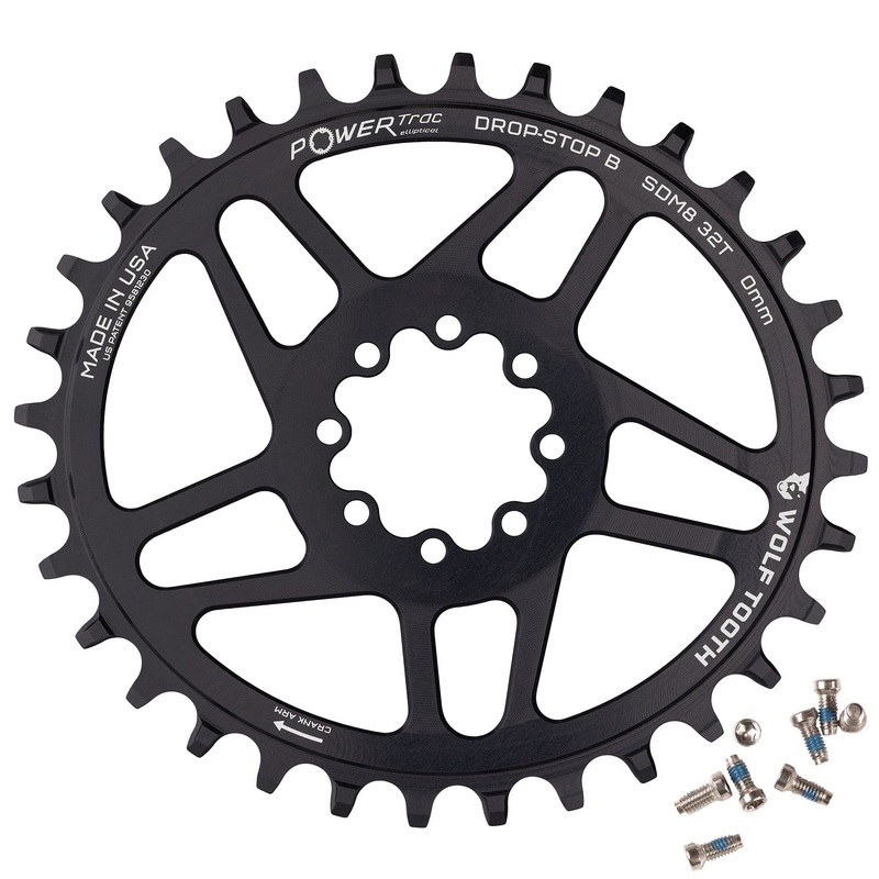 Oval Direct Mount Chainrings for SRAM 8-Bolt Mountain Cranks Drop-Stop B 32T 3mm Offset
