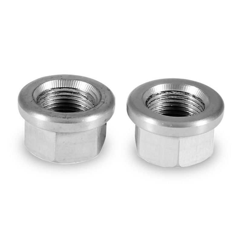 Profile Aluminum Axle Nuts-Anodized Black