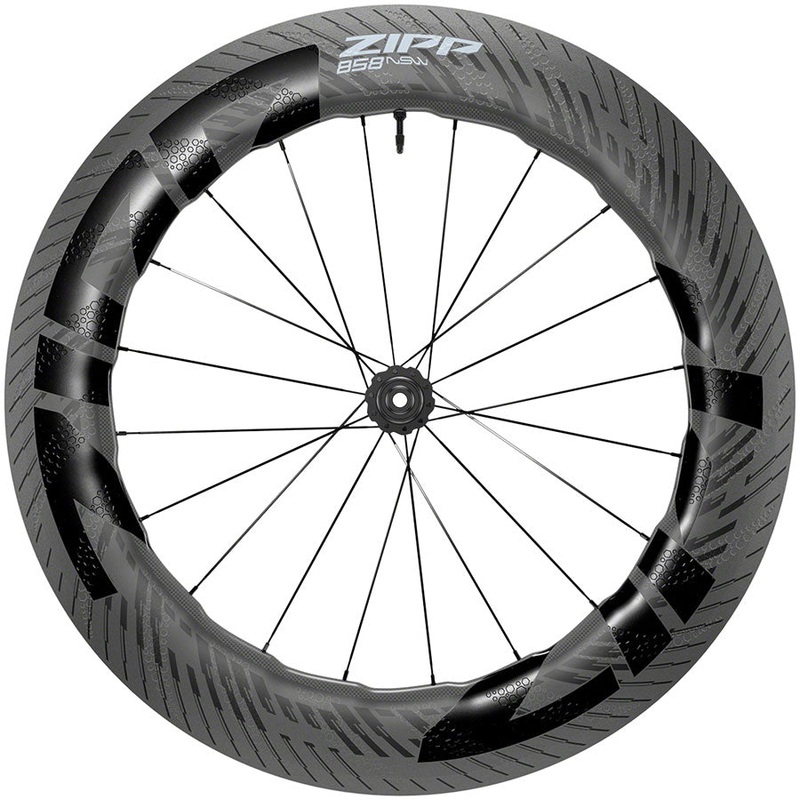Zipp 858 NSW Front Wheel – 700, 12 x 100mm, Center-Lock, Tubeless, Carbon, C1
