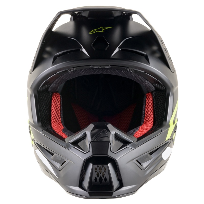 ALPINESTARS S-M5 Helmet Black/Fluorescent Yellow X-Large