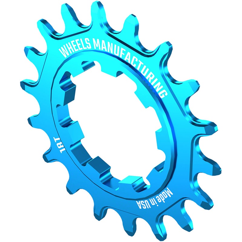 Wheels Manufacturing SOLO-SPEED Cog – 18t, Fits SOLO-SPLINE and SOLO-XD kits, Teal