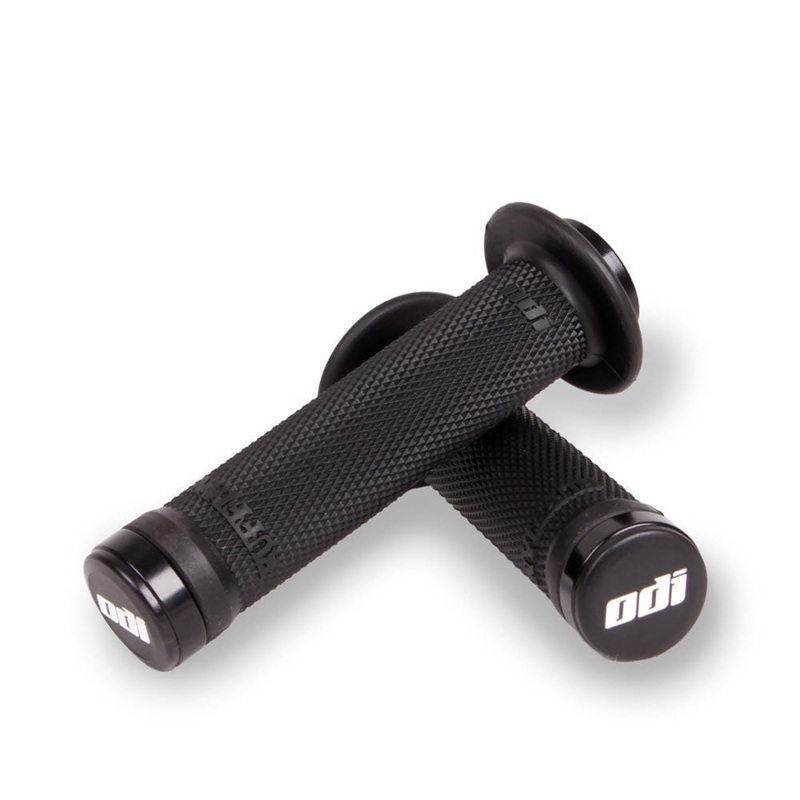 ODI Ruffian Bonus Kit Lock-On Grips Black 130mm Black/Black
