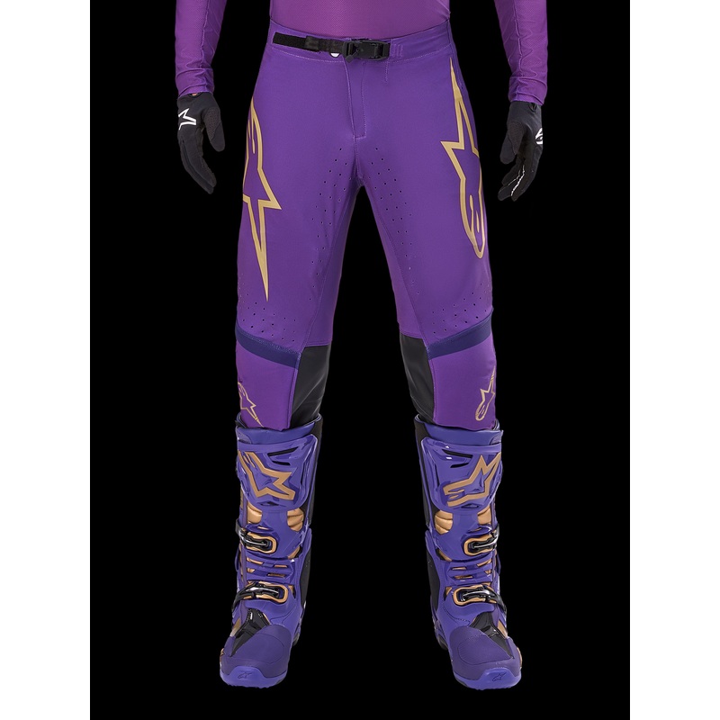 ALPINESTARS Supertech Le Champ Pants Ultra Violet/Gold/Black 38