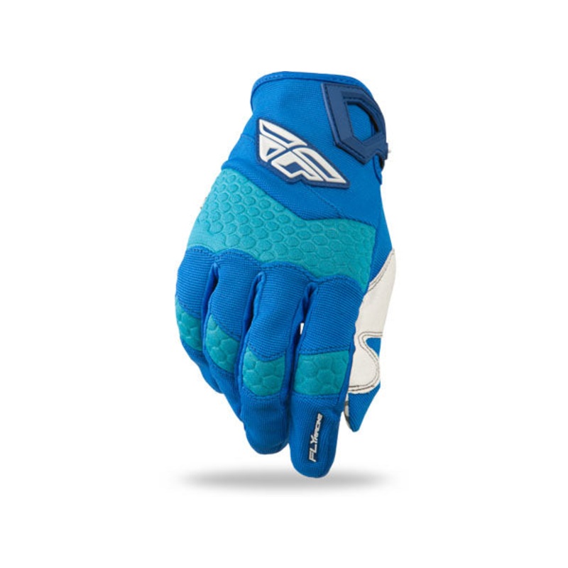 Fly Racing 2015 F-16 Gloves-Blue/White Youth XXX-Small (1)